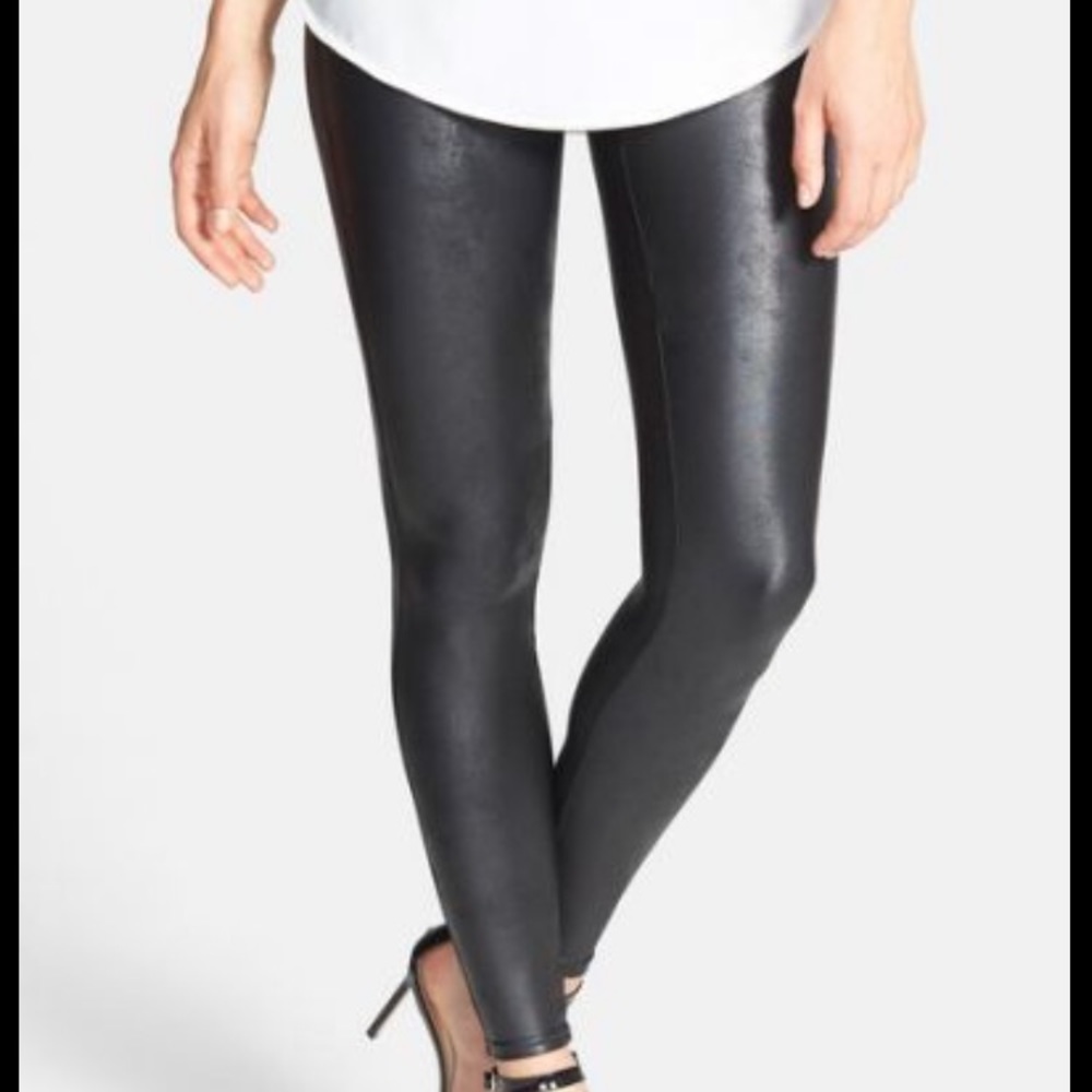 Spanx faux leather leggings